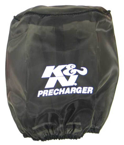 K&N PreCharger Air Filter Wrap Round Straight Black 5in ID x 6in Height