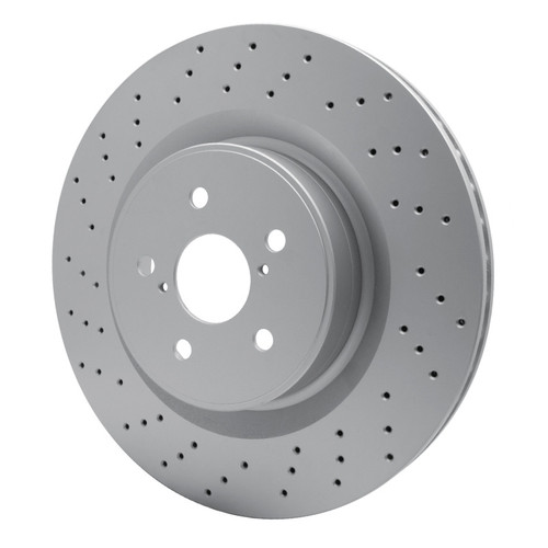 R1 08-14 Lexus IS F Front Drilled GeoSPEC Coated Rotor