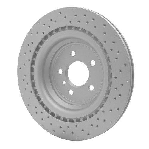 R1 13-13 Mercedes-Benz GL550 Rear Drilled GeoSPEC Coated Rotor