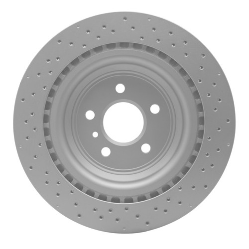 R1 13-13 Mercedes-Benz GL550 Rear Drilled GeoSPEC Coated Rotor