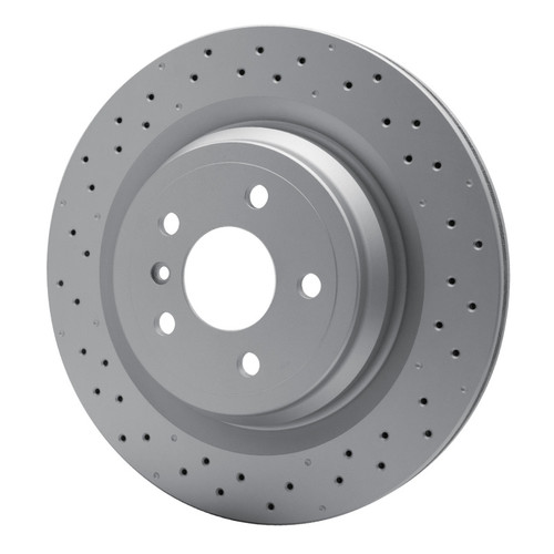 R1 12-15 Mercedes-Benz ML350 Rear Drilled GeoSPEC Coated Rotor