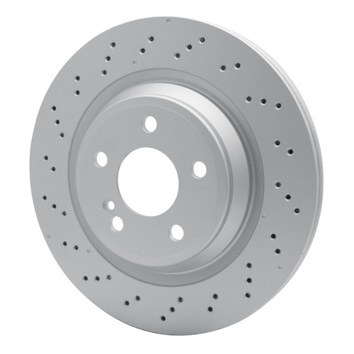 R1 13-20 Mercedes-Benz SL450 Rear Drilled GeoSPEC Coated Rotor