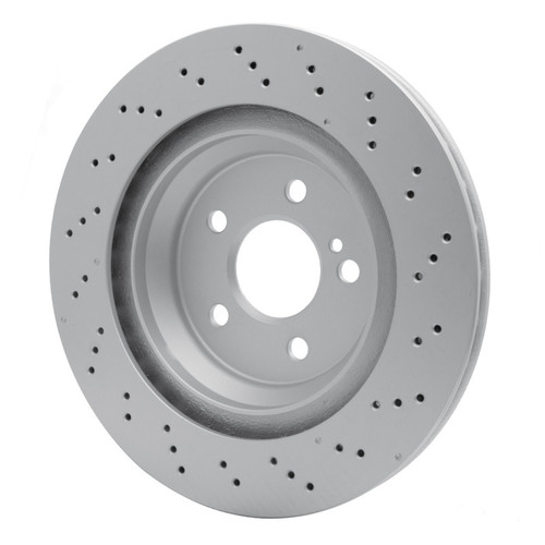 R1 13-20 Mercedes-Benz SL450 Rear Drilled GeoSPEC Coated Rotor