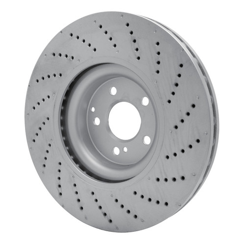 R1 08-21 Mercedes-Benz E550 Front Drilled GeoSPEC Coated Rotor