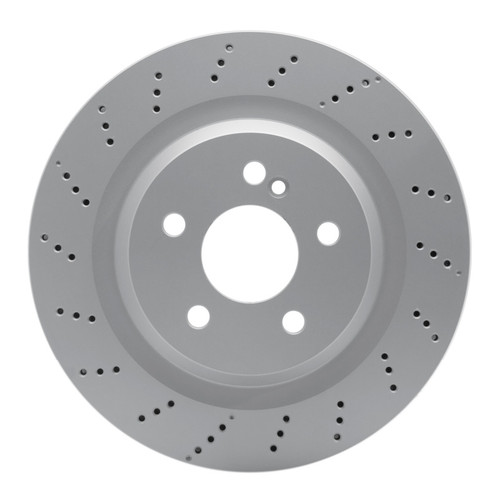 R1 10-14 Mercedes-Benz CL550 Rear Drilled GeoSPEC Coated Rotor