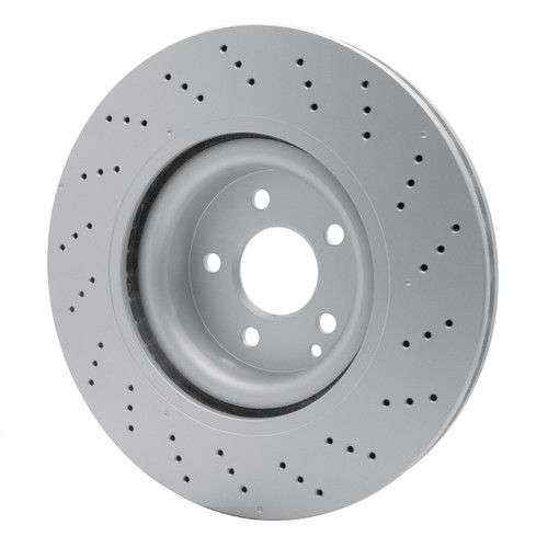R1 07-14 Mercedes-Benz S550 Front Drilled GeoSPEC Coated Rotor