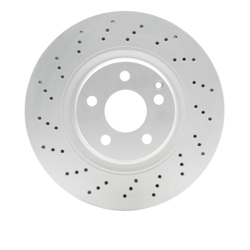 R1 03-12 Mercedes-Benz E550 Front Drilled GeoSPEC Coated Rotor