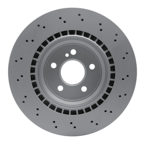 R1 03-11 Mercedes-Benz CLS63 AMG Rear Drilled GeoSPEC Coated Rotor