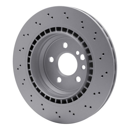 R1 03-06 Mercedes-Benz CL55 AMG Rear Drilled GeoSPEC Coated Rotor