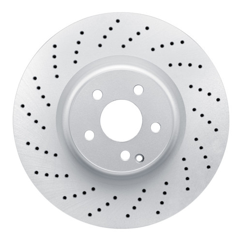 R1 03-06 Mercedes-Benz S55 AMG Front Drilled GeoSPEC Coated Rotor