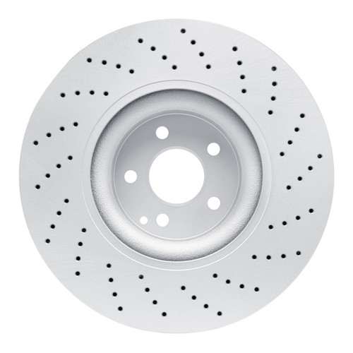 R1 03-06 Mercedes-Benz S55 AMG Front Drilled GeoSPEC Coated Rotor