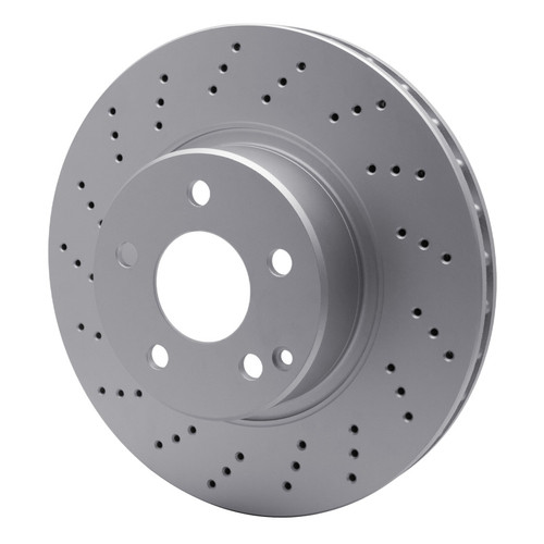 R1 02-06 Mercedes-Benz S500 Front Drilled GeoSPEC Coated Rotor