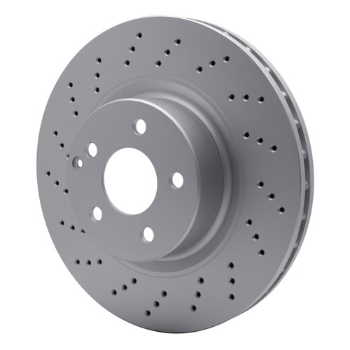 R1 00-03 Mercedes-Benz S430 Front Drilled GeoSPEC Coated Rotor