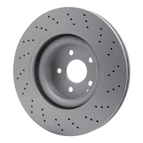 R1 01-06 Mercedes-Benz S600 Front Drilled GeoSPEC Coated Rotor