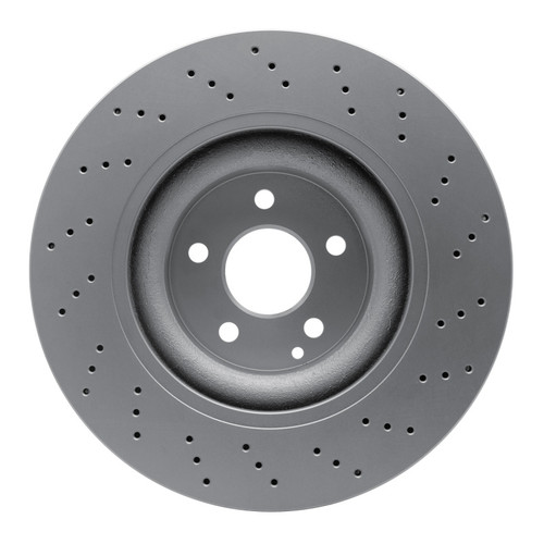 R1 01-06 Mercedes-Benz S600 Front Drilled GeoSPEC Coated Rotor