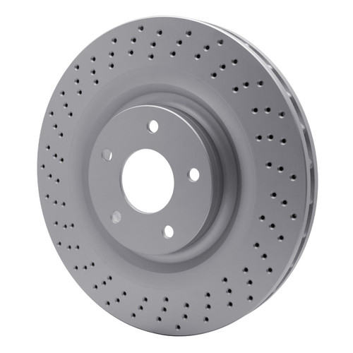 R1 06-13 Chevrolet Corvette Front Drilled GeoSPEC Coated Rotor