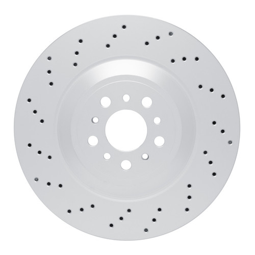 R1 21-25 BMW M2 Left Rear Drilled GeoSPEC Coated Rotor