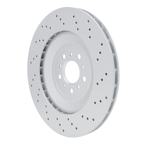 R1 21-25 BMW M2 Left Rear Drilled GeoSPEC Coated Rotor