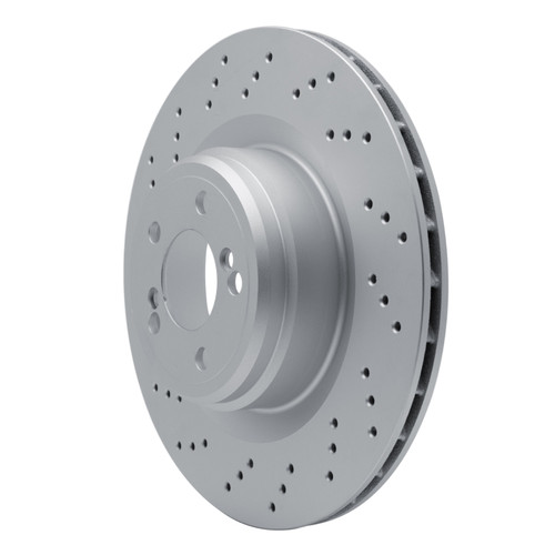 R1 15-19 BMW X5 Left Rear Drilled GeoSPEC Coated Rotor