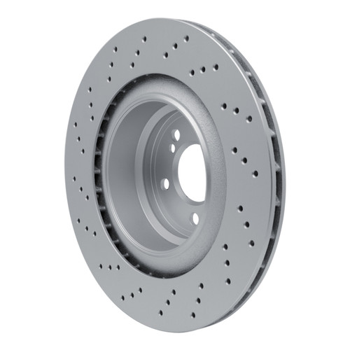 R1 15-19 BMW X5 Right Rear Drilled GeoSPEC Coated Rotor