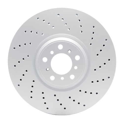 R1 15-19 BMW X6 Right Front Drilled GeoSPEC Coated Rotor