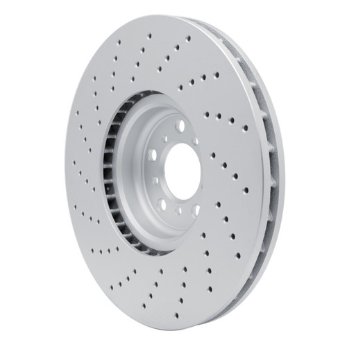 R1 15-19 BMW X6 Right Front Drilled GeoSPEC Coated Rotor