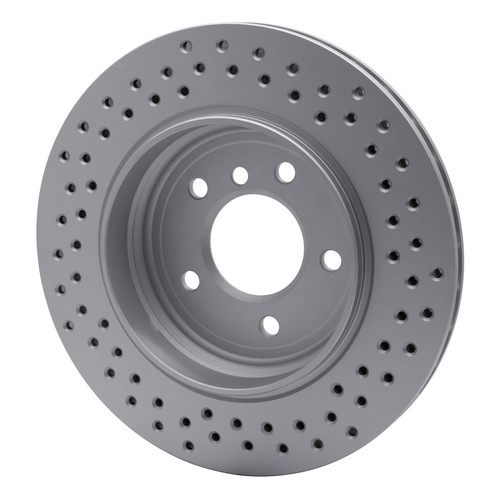 R1 01-06 BMW 330XI Rear Drilled GeoSPEC Coated Rotor