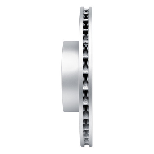 R1 09-23 Porsche Cayman Left Front Drilled GeoSPEC Coated Rotor