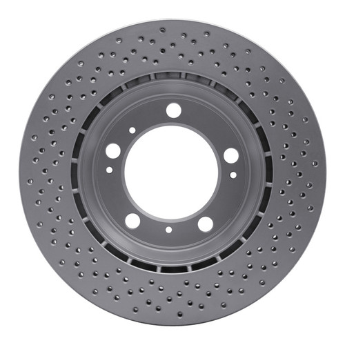 R1 00-08 Porsche Boxster Rear Drilled GeoSPEC Coated Rotor