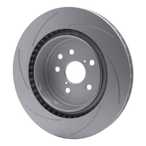 R1 15-22 Lexus GS F Right Rear Slotted GeoSPEC Coated Rotor