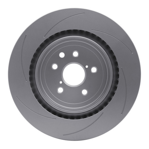 R1 15-22 Lexus GS F Right Rear Slotted GeoSPEC Coated Rotor