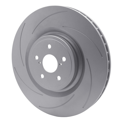 R1 15-22 Lexus RC F Left Front Slotted GeoSPEC Coated Rotor