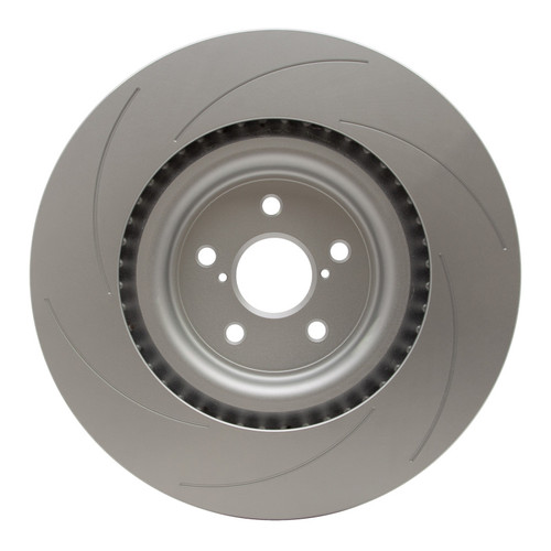 R1 15-22 Lexus RC F Right Front Slotted GeoSPEC Coated Rotor