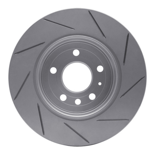 R1 99-02 Saab 9-3 Rear Slotted GeoSPEC Coated Rotor