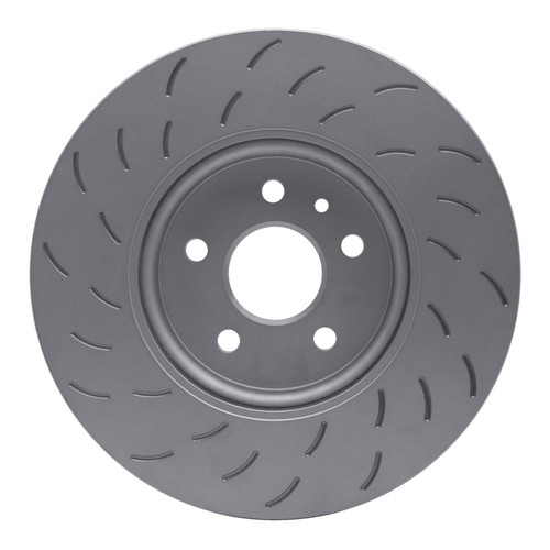 R1 16-19 Chevrolet CRUZE Left Front Slotted GeoSPEC Coated Rotor