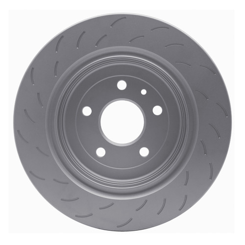 R1 15-19 Chevrolet Corvette Rear Slotted GeoSPEC Coated Rotor