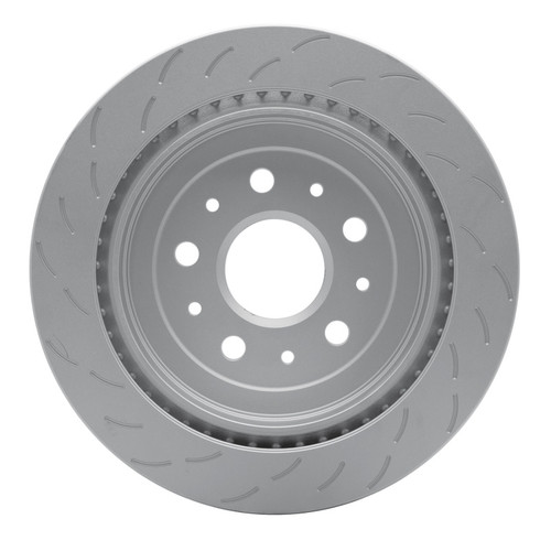 R1 15-19 Cadillac CTS Left Rear Slotted GeoSPEC Coated Rotor