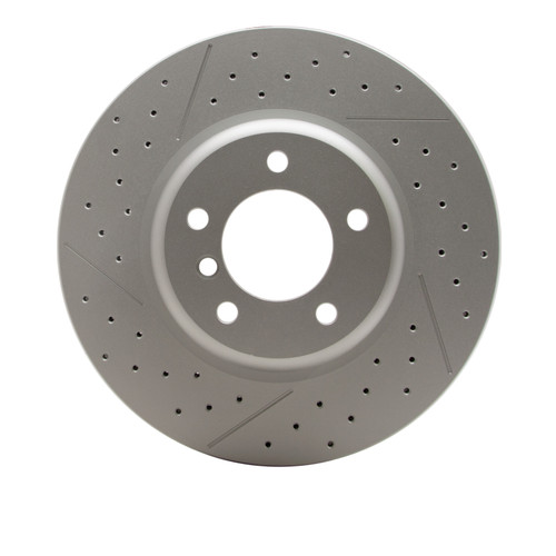 R1 13-13 BMW 135IS Front Drilled & Slotted GeoSPEC Coated Rotor