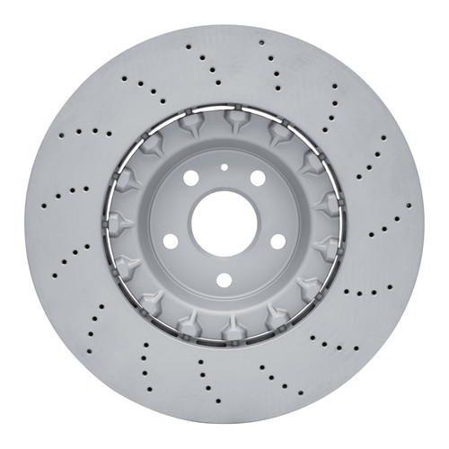 R1 22-25 Audi RS3 Front Drilled Carbon Alloy GeoMET Rotor