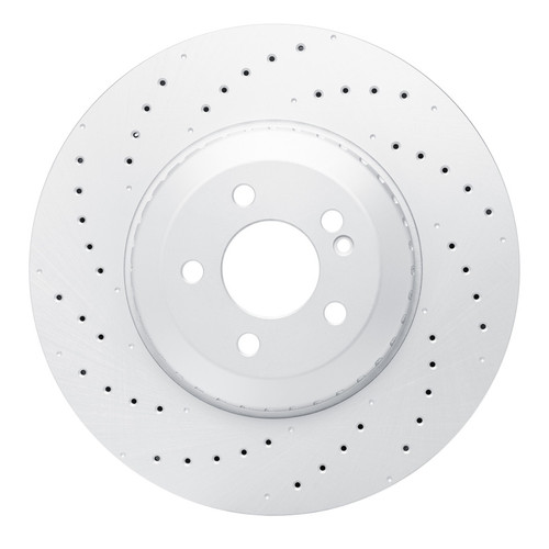 R1 21-25 Mercedes-Benz GLC43 AMG Rear Drilled Carbon Alloy GeoMET Rotor