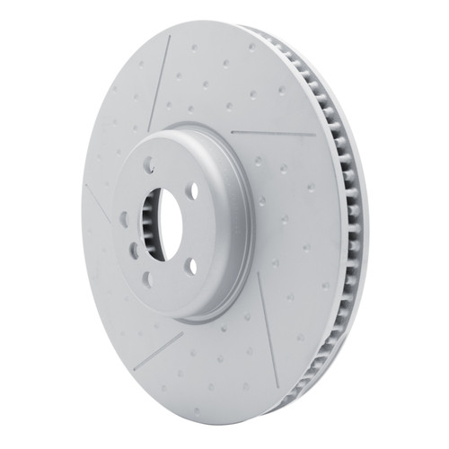 R1 20-25 BMW M440i Left Front Carbon Alloy GeoMET Dimpled & Slotted Rotor