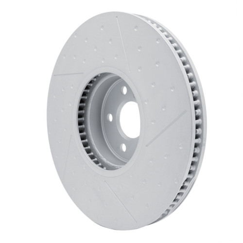 R1 20-25 BMW M440i Left Front Carbon Alloy GeoMET Dimpled & Slotted Rotor