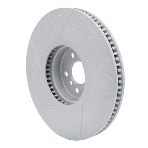 R1 20-25 BMW 430I Right Front Carbon Alloy GeoMET Dimpled & Slotted Rotor