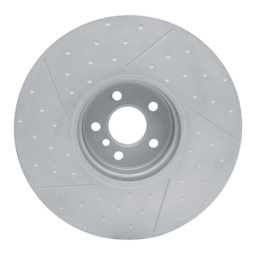 R1 20-25 BMW 430I Right Front Carbon Alloy GeoMET Dimpled & Slotted Rotor