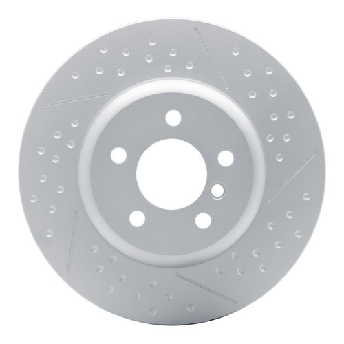 R1 13-21 BMW 430I xDrive Rear Carbon Alloy GeoMET Dimpled & Slotted Rotor