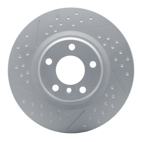 R1 12-20 BMW M235I xDrive Rear Carbon Alloy GeoMET Dimpled & Slotted Rotor