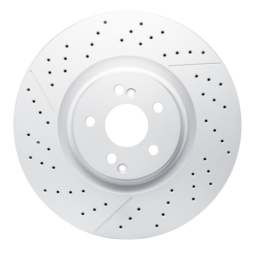 R1 18-25 Mercedes-Benz AMG GT 43 Rear Drilled & Slotted Carbon Alloy GeoMET Rotor