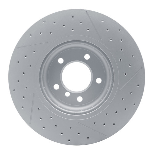 R1 13-13 BMW 135IS Front Drilled & Slotted Carbon Alloy GeoMET Rotor