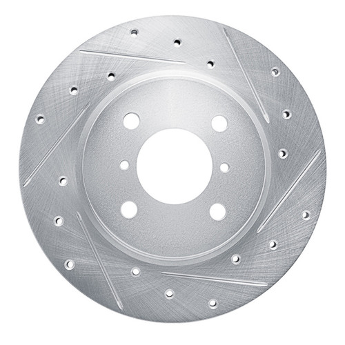 R1 16-23 Suzuki SWIFT (Mexico) Front Right Drilled & Slotted Silver Brake Rotor