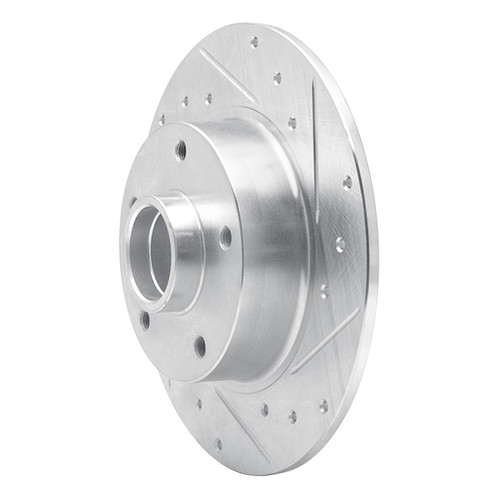 R1 11-15 Renault Fluence (Mexico) Rear Right Drilled & Slotted Silver Brake Rotor